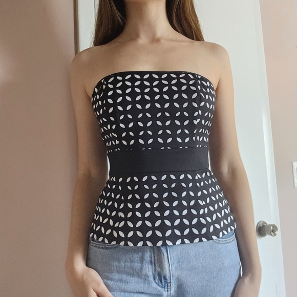 Y2k WHBM strapless feminine sexy going out corset top Size XXS - Picture 2 of 7